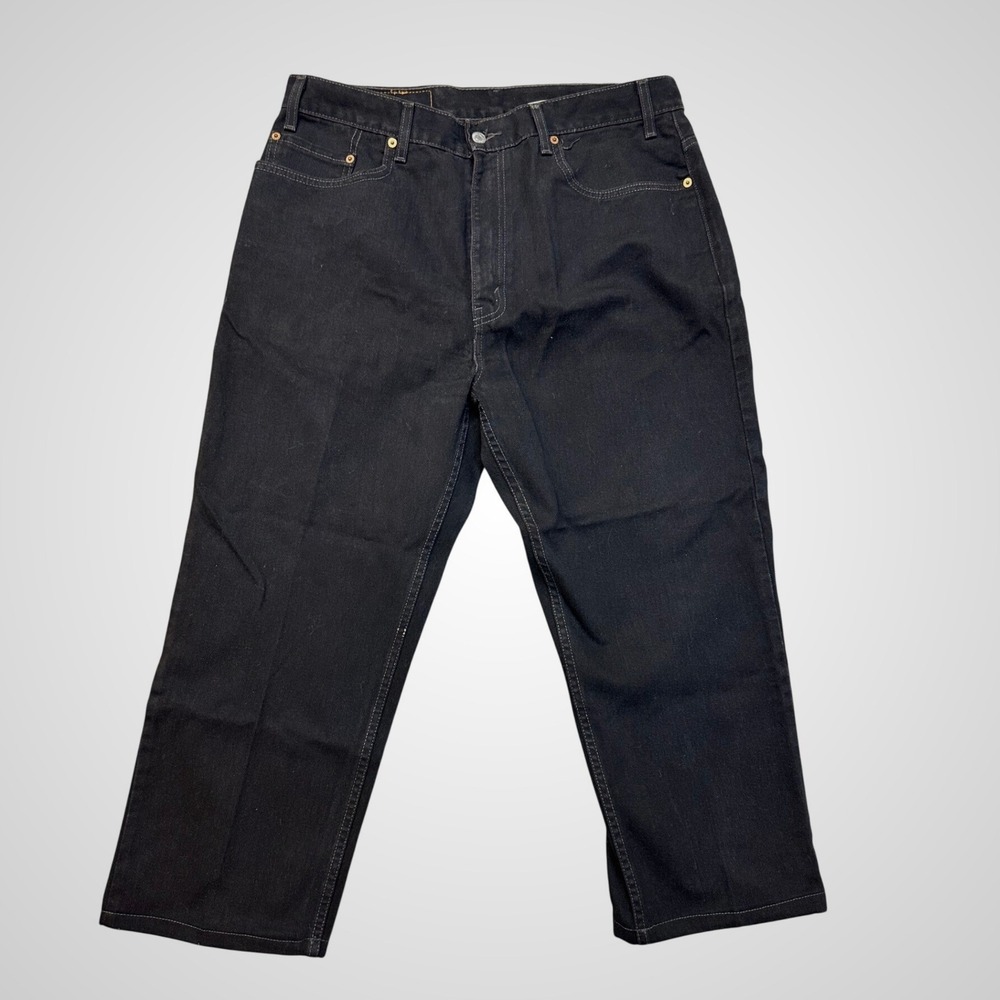Vintage Levi's 505 Jeans Mens 38x30 Black Excellent‎ Regular Fit Straight Leg